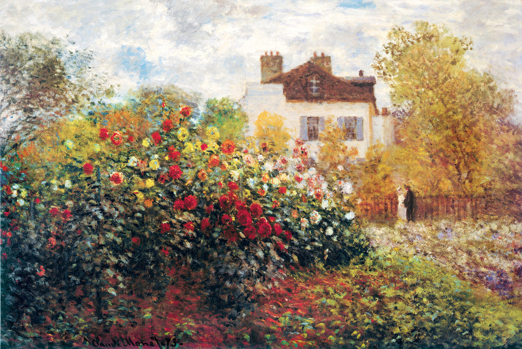 AP137 Monet - The Artist's Garden in Argenteuil, 24 x 36