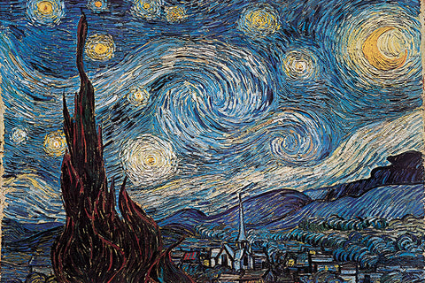 AP597 Van Gogh - Starry Night, 24 x 36