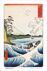 AP791 Utagawa Hiroshige - View from Satta Soruga, 24 x 36