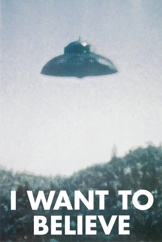 BLC4062 I Want to Believe 24in x 36in