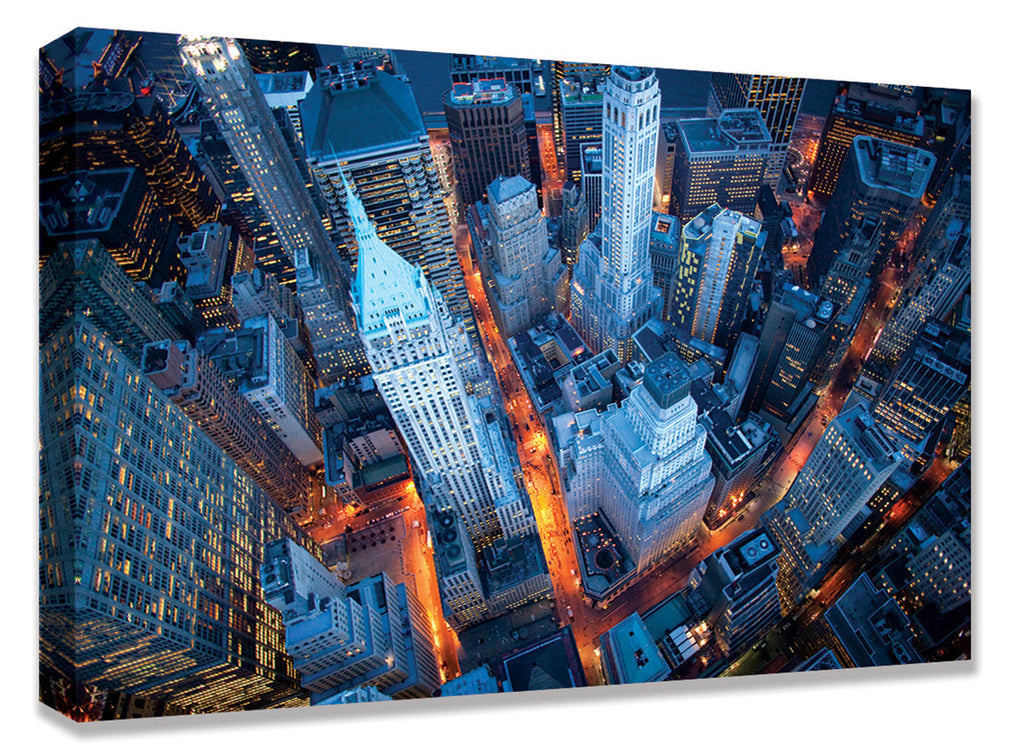 CNV236 Aerial view of Wall Street  24x36
