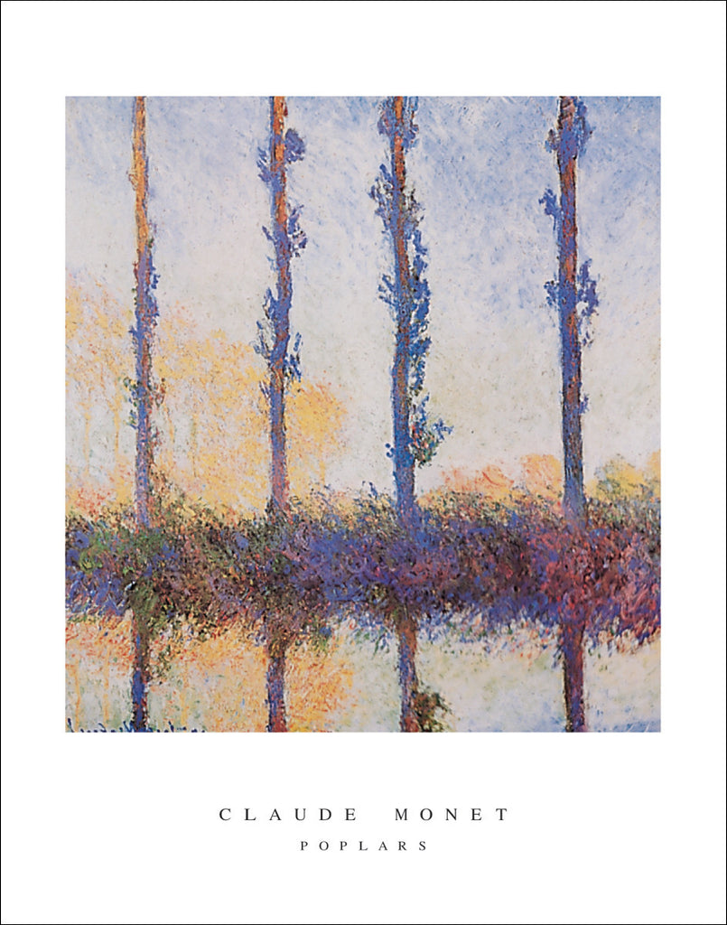 M203 - Monet - Poplars, 22 x 28