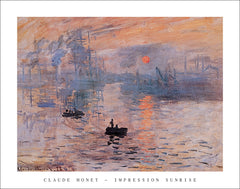 M204 - Monet - Impression Sunrise, 22 x 28