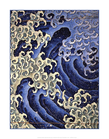 NY161 - Hokusai - Masculine Wave, 11 x 14