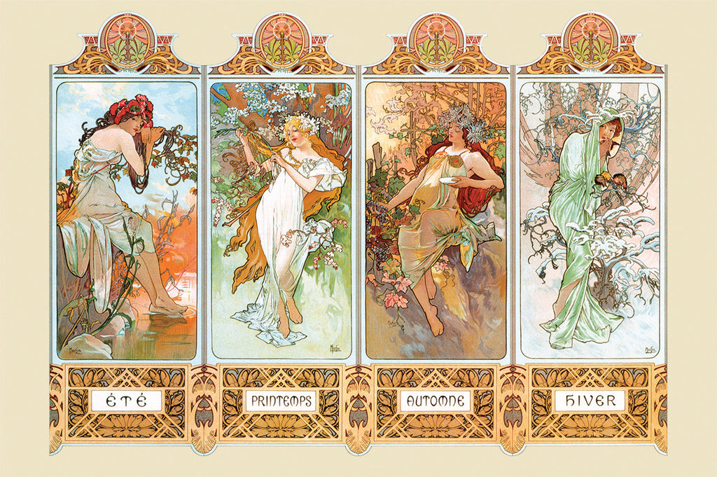 NY875 - The Four Seasons, 24 x 36