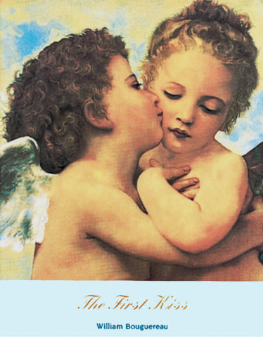 PB852 - Bouguereau - The First Kiss 1890, 11 x 14