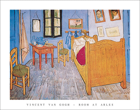 V110 - Van Gogh - Room at Arles, 22 x 28